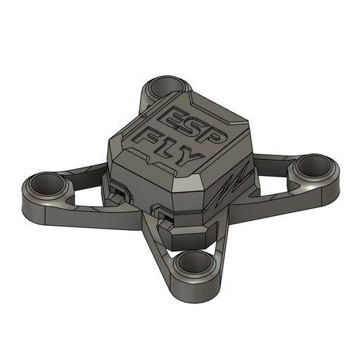 ESP-FLY-ESP32-Micro-Drone-Quadcopter-Frame-3D-Design.jpg ESP-FLY - an ESP32 Micro Drone | Body/Frame (3D Design STL files)