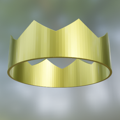 Crown_Style1_0.png Fichier STL Couronne pour cosplay - costume de prince・Objet pour imprimante 3D à télécharger