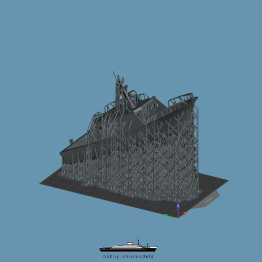 🎣 3D Printable Sicilian Fishing vessel - Static ship model・ STL File ...