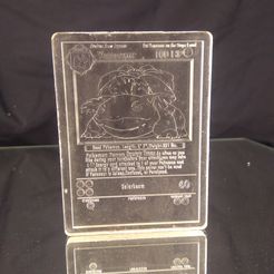 venasaur-front.jpg 3D Printed Proxy Pokemon Cards - Venusaur