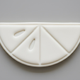 Half-Lemon.png 🍋 Lemon Slice Cookie Cutter | 3D Printed STL | Citrus Fruit Baking | Summer Party Treats | Fresh Fruit Theme | Kitchen Gadget