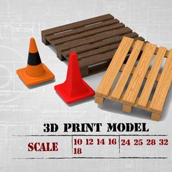 STL file Trash bins for garage diorama in 1:24 scale 🗑️・3D printable model  to download・Cults