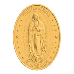 our_lady_of_guadalupe_3d_print-1.png Archivo STL Medallón de Nuestra Señora de Guadalupe Impresión 3D・Idea de impresión 3D para descargar