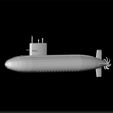 submarine_uss_blueback_ss-581_1.jpg Submarine USS Blueback SS-581 - Detailed Naval Vessel Model - Historic Submarine Replica - Advanced Marine Design - 3D Print Collectible