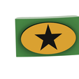 Reggae-m-Stern-v1-s2.png Emblem, Reggae Bob Marley, for special belt buckle