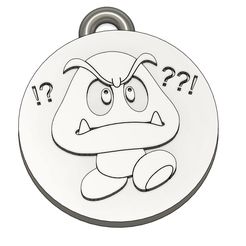 Sans-titre-23.jpg Free STL file Goomba keyring・3D printable object to download