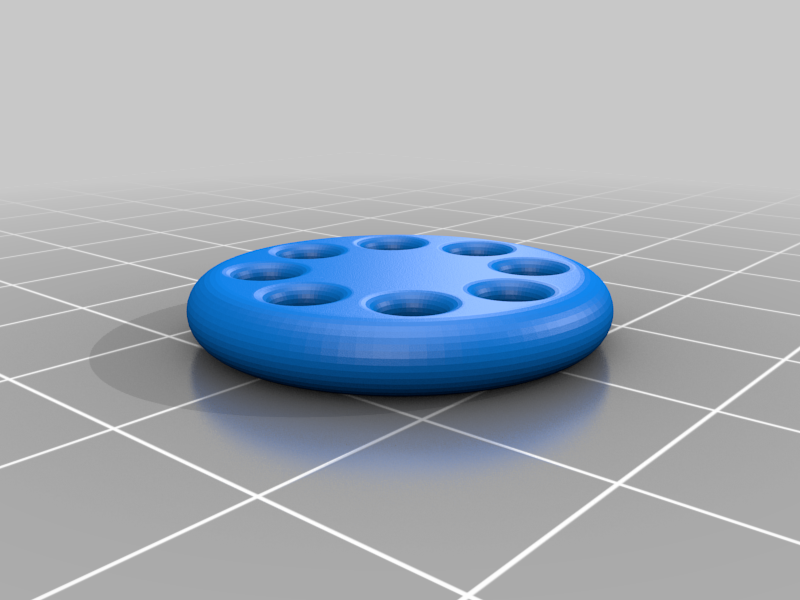 Chute_Shroudline_Button_8_Hole.png Free STL file Parachute Shroud Line Button De-tangler・3D printing model to download, JackHydrazine