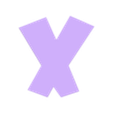 X.stl Letters and Numbers DRAGON BALL Z | Logo