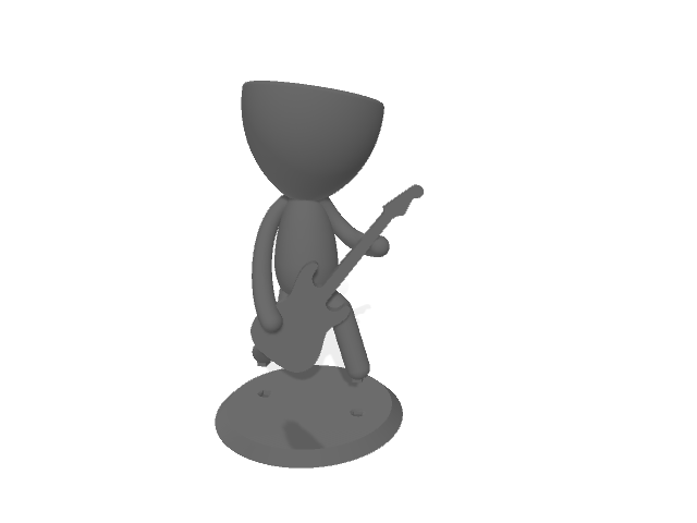 maceta -guitarra-rock.png STL-Datei Pot robert plant rockstar kostenlos・3D-Druck-Modell zum herunterladen, Disagns1108