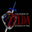 OOTLogo.png Ocarina of Time Logo Paperweight