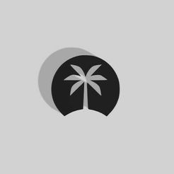 Palm-Tree.jpg Fichier STL Décoration de palmiers - 2D Art・Design pour impression 3D à télécharger