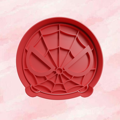 push-diseño.png Free 3D file spiderman tsum tsum・Design to download and 3D print