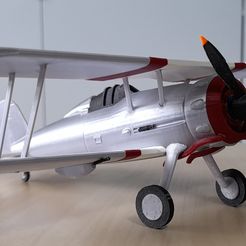 Gloster-Gladiator-1.jpg 3D file Gloster Gladiator biplane fighter aircraft・3D printer model to download