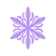 reiter-star.stl Snowflake growth simulation in OpenSCAD