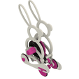 Image0005i.png Windup Bunny 2 With a PLA Spring Motor and Floating Pinion Drive