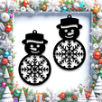 project_20231209_1003105-01.png snowman earrings christmas earrings holiday jewelry