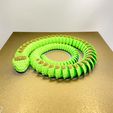 IMG_1360.jpg Giant Articulated Viper Snake 95cm / 37,4Inch - Flexi - Print in Place - No Supports