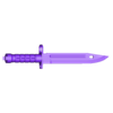 1_A_BayonetKnife_CSGO.stl M9 Bayonet Knife CS:GO / 3d file