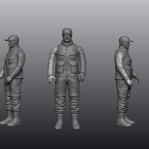 Standing figure - 3D model önizlemesi