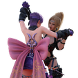 ayavsrac4.png 🔥 勇者对决：绫音与雷切尔的忍者对决 ⚔️