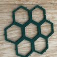 template.jpg Baldosas hexagonales encajables para juegos de mesa, Dragones y Mazmorras, mapas, etc.