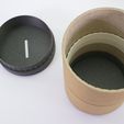 P1133332.JPG Free STL file CONTAINERS - PRUSAMENT SPOOL - reuse idea・3D printer model to download