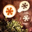 Snowflake_top_pattern.jpg Snowflake - Coffee Decoration Template