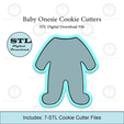 Etsy-Listing-Template-STL.png Baby Onesie Cookie Cutters | STL Files
