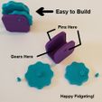 Gears-Fidget-Assembly.jpg Steampunk Gear Box Fidget Spinner Toy for ADHD Anxiety Relief