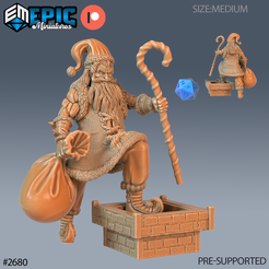 2680-Santa-Claus-Chimney-Medium.png Santa Claus Chimney ‧ DnD Miniature ‧ Tabletop Miniatures ‧ Gaming Monster ‧ 3D Model ‧ RPG ‧ DnDminis ‧ STL FILE