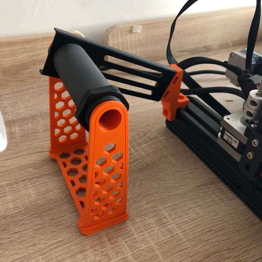 Side Spool Holder for Ender 3 or similar - 3D model önizlemesi