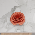 untitled2.png 3D Flower Rose Gift for Girlfriend with 3D Stl File & Valentines Gift, 3D Print File, Flower Art, Flower Gift, Rose Plant, Flower Decor