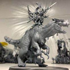 IMG_0157.JPG Free STL file One-Armed Dino-Jesus & His Pet Tyrannosaur・3D print design to download