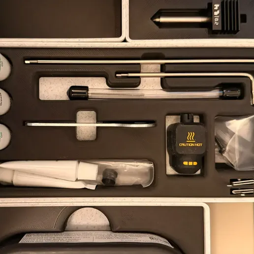 Gridfinity Tool & Accessory Box for Bambu Lab X2D