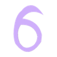6.stl STL file Letters and Numbers The Addams Family Letters and Numbers | Logo・Template to download and 3D print