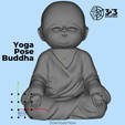 3.png Yoga Pose Buddha for Happiness - Set of 4