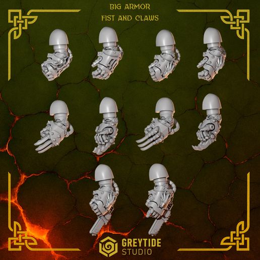 Big armor fists and claws AW