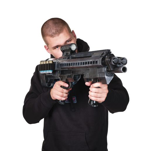 SG-8S-Slugger-replica-prop-from-Helldivers-2-by-Blasters4Masters_3.jpg SG-8S Slugger Helldivers 2 Weapon shotgun prop replica gun