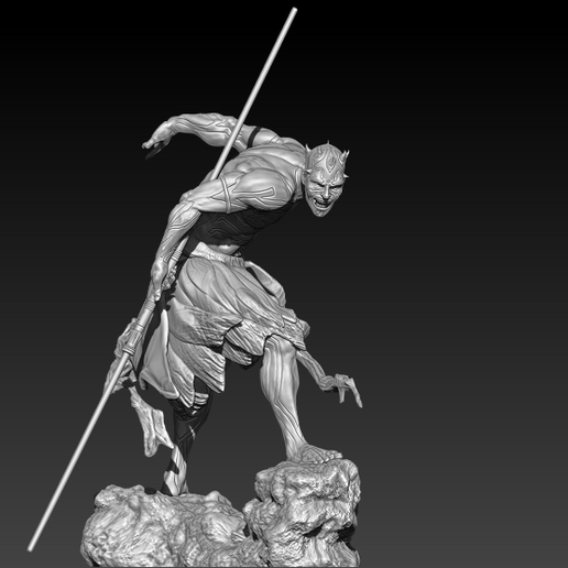 3D file Darth Maul Sculpture・3D printing idea to download・Cults