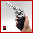 Ruger-GP100-3D-MODEL6.jpg Revolver Ruger GP100 Prop practice fake training gun