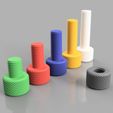 knurlings21.jpg Free STL file Knurling bolt and nut・Design to download and 3D print