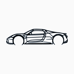 Porsche-918-Spyder-2015.png Fichier STL Porsche 918 Spyder 2015・Modèle imprimable en 3D à télécharger