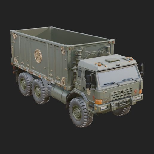 Military Cargo Truck Model Design 10 - 3D Print Model