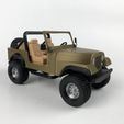 IMG_3163.jpg STL file Open JEEP CJ7 with separate hardtop・Design to download and 3D print