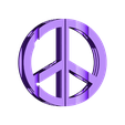 PEACE.stl Text Flip - Paz