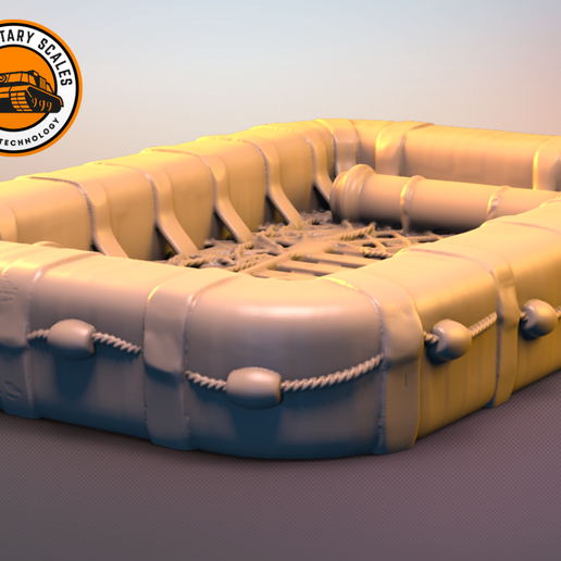 👽 Life raft #2・ STL File for ・Cults