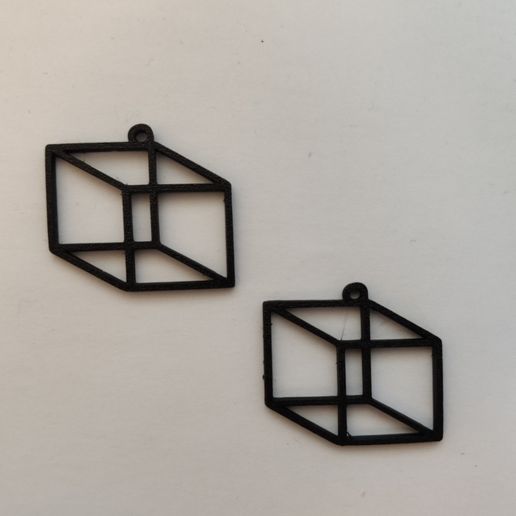 Cube Earring 3D model