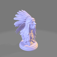 1dd.png Native American Chief Bust - High Detail 3D Printable Model