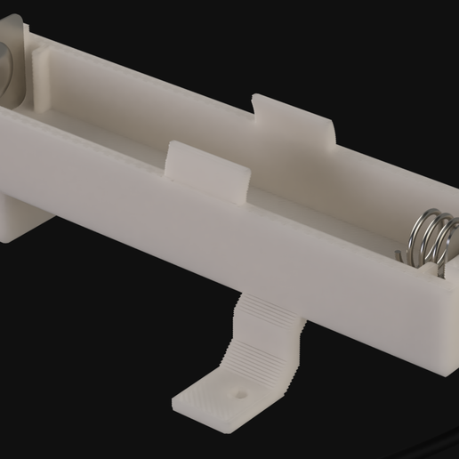 G305 Stronger AAA Holder Center Mount | OctopusInputs 3D model