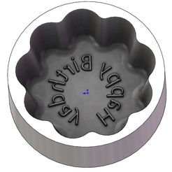 cake-mold-001-a.jpg Descargar archivo STL gratis Molde para tartas 001 • Modelo imprimible en 3D, Tanerxun